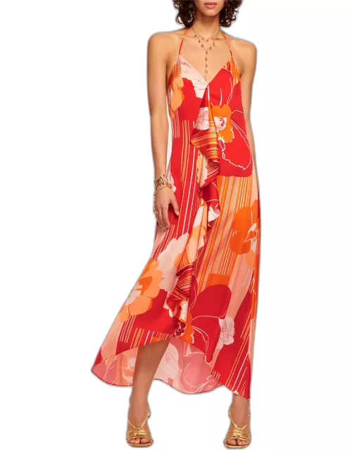 Jeanette Floral High-Low Dres