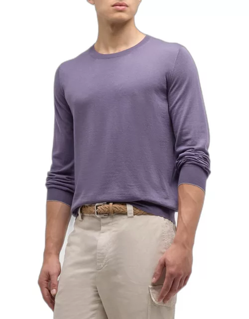 Men's Fine Gauge Crewneck Sweater