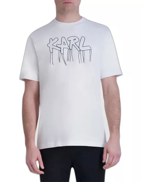 Men's Fringe Karl Logo T-Shirt