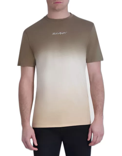 Men's Ombre T-Shirt with Logo