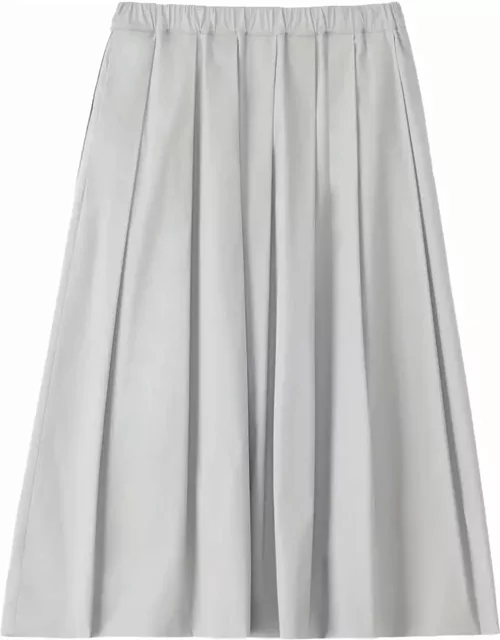 Fabiana Filippi Light Gray Poplin Skirt