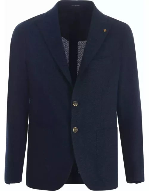 Single-breasted Jacket Tagliatore Made Of Cotton