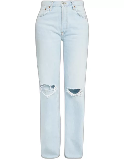 90s High-Rise Loose Straight Jean