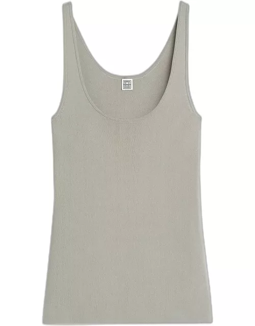 Compact Knit Tank Top