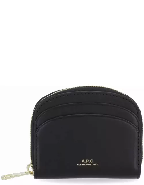 A.P.C. Demi Lune Mini Leather Wallet