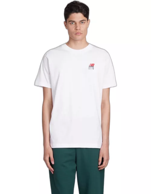 New Balance T-shirt In White Cotton