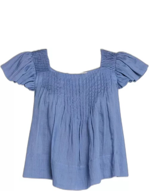 Risa Ramie Swing Top