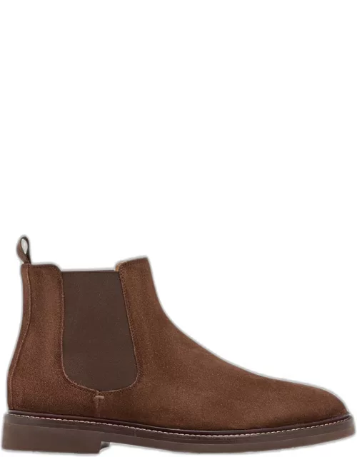 Men's Suede Chelsea Ankle Boot