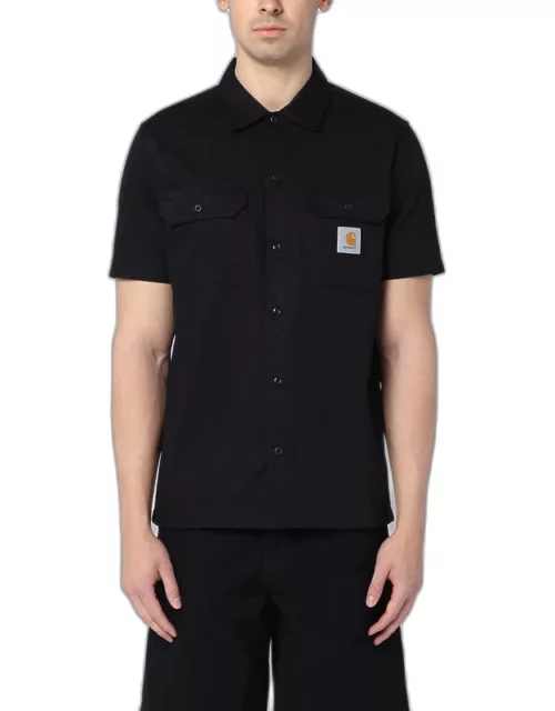 S/S Master Shirt black cotton blend