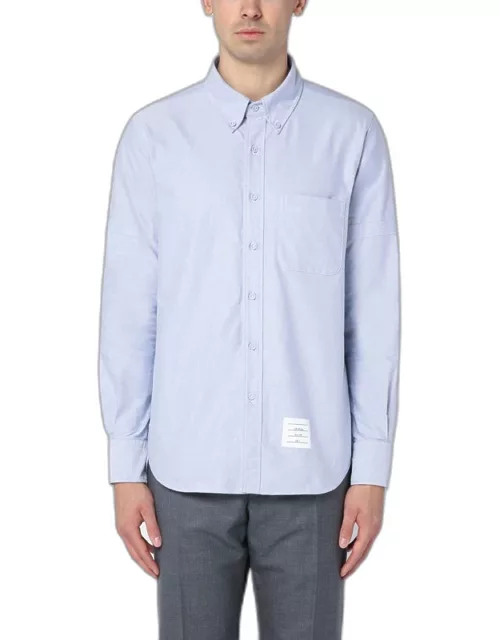 Light blue cotton button-down shirt