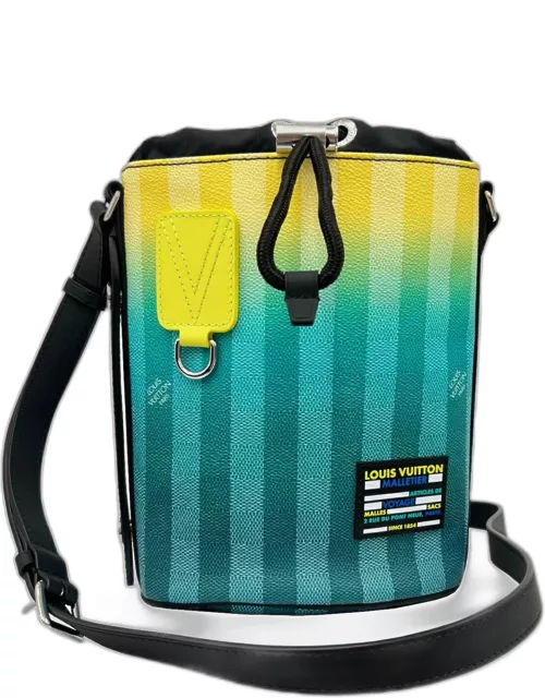Louis Vuitton Green/Yellow Canvas Sac Marin Shoulder Bag