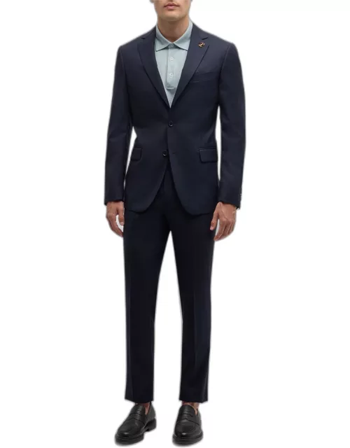 Men's Slim Wool Two-Piece Suit