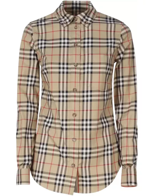 Burberry Shirt With Vintage Check Pattern