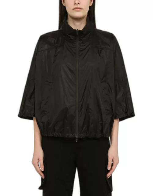 Herno Black Waterproof Jacket With Zip