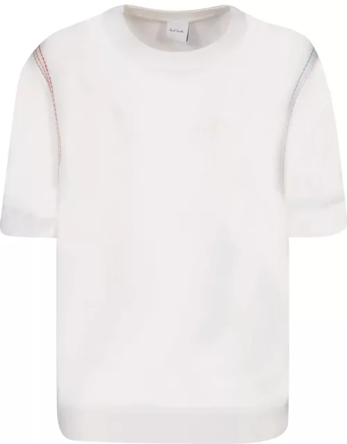 Paul Smith Short Sleeves White T-shirt