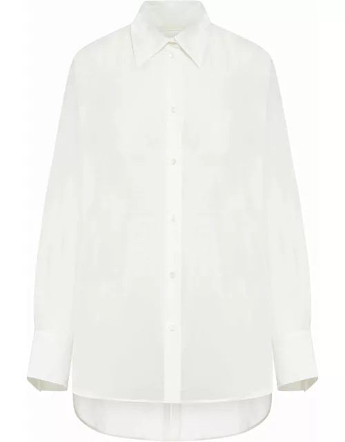 Totême Kimono-sleeve Cotton Shirt