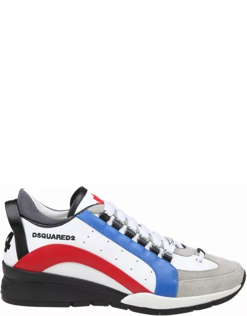 Dsquared2 Legend Sneakers In Suede And Leather