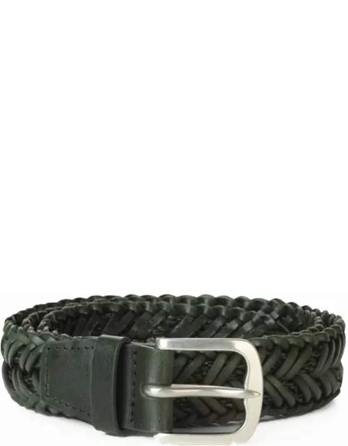 Orciani Green Leather Belt