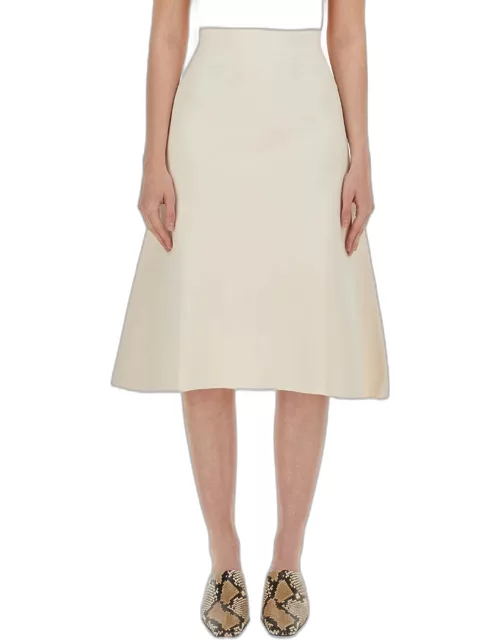 jil sander asymmetrical skirt