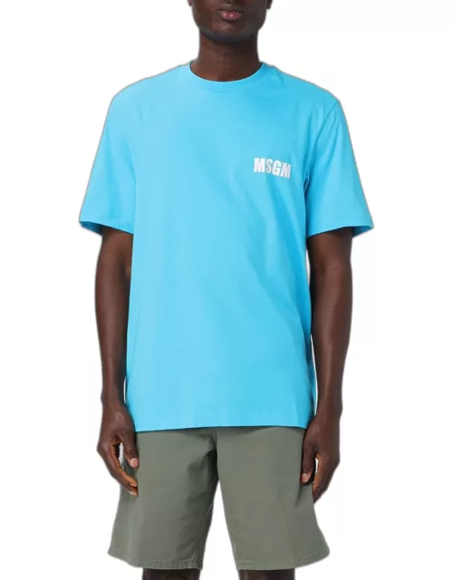 T-Shirt MSGM Men color Turquoise