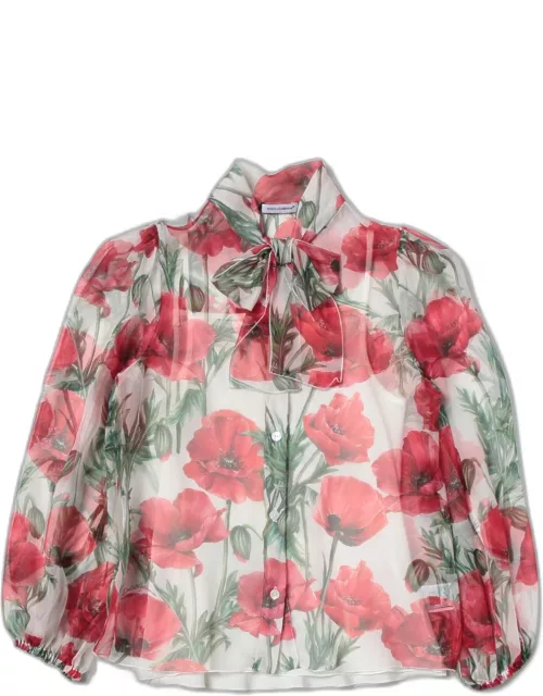 Dolce & Gabbana silk shirt with floral print