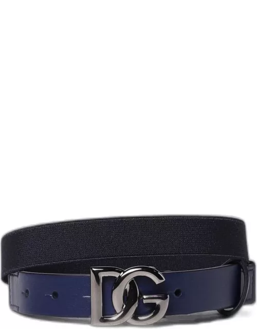 Dolce & Gabbana belt in stretch fabric and leather
