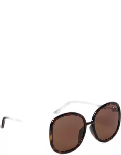 Sunglasses GUCCI Woman color Brown