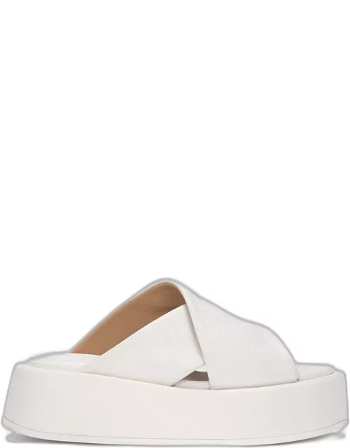 Flat Sandals MARSÈLL Woman color White