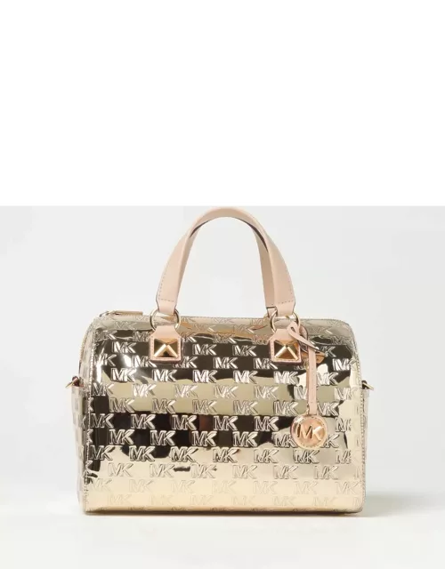 Michael Kors Grayson patent leather bag with all-over MK monogra