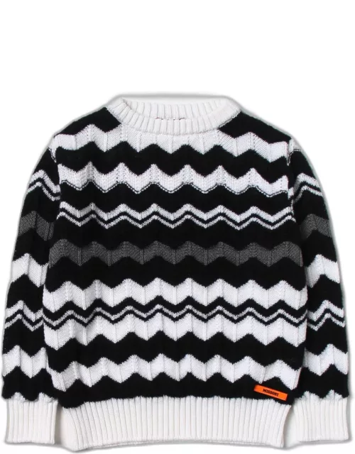 Missoni sweater in wool blend with jacquard pattern