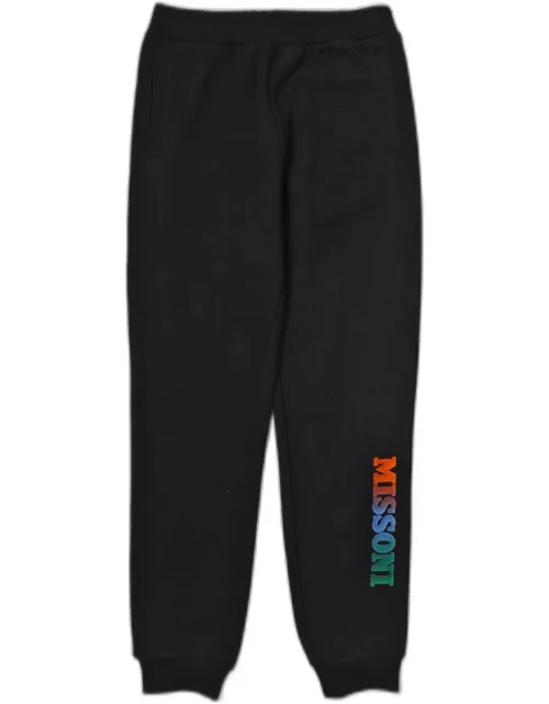 Missoni cotton pants with contrasting logo