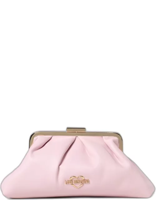 Clutch LOVE MOSCHINO Woman color Blush Pink