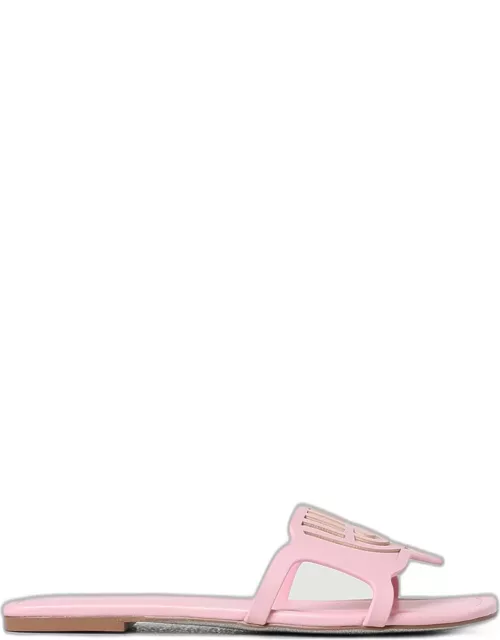 Flat Sandals CHIARA FERRAGNI Woman color Pink