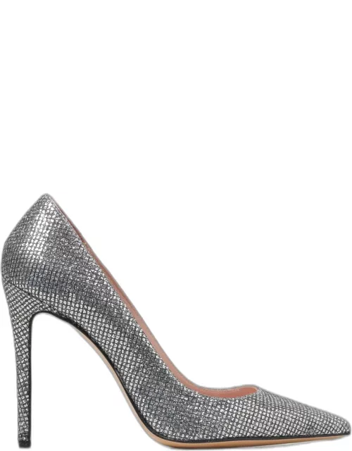 Anna F. leather pumps with all-over glitter