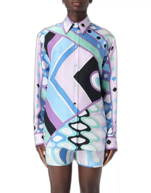Shirt EMILIO PUCCI Woman color Gnawed Blue