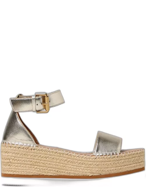 Heeled Sandals SEE BY CHLOÉ Woman color Gold