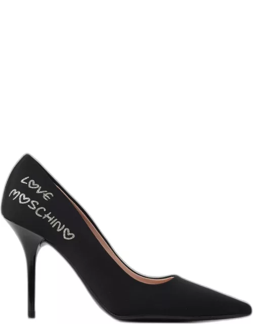 Love Moschino pumps in lycra with logo