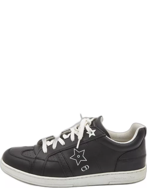 Dior Black Leather Star Sneaker