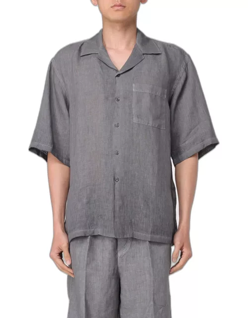 Shirt 120% LINO Men color Grey