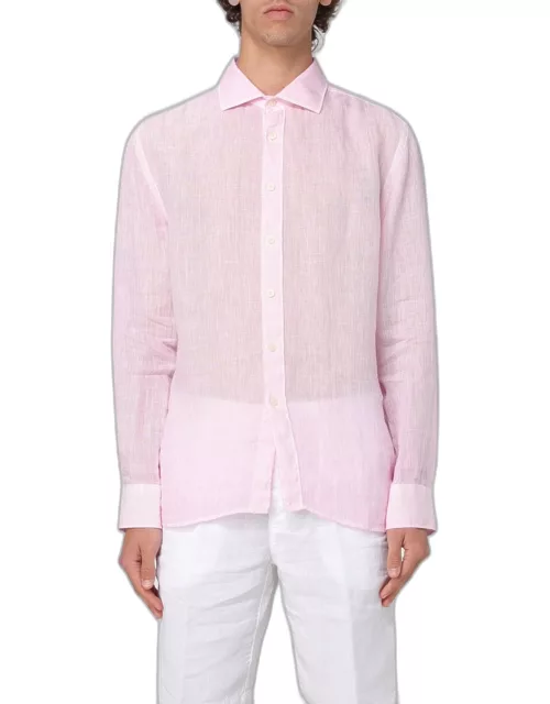 Shirt 120% LINO Men color Pink
