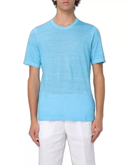 T-Shirt 120% LINO Men color Blue