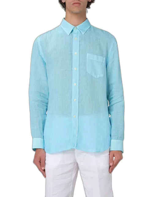 Shirt 120% LINO Men color Turquoise