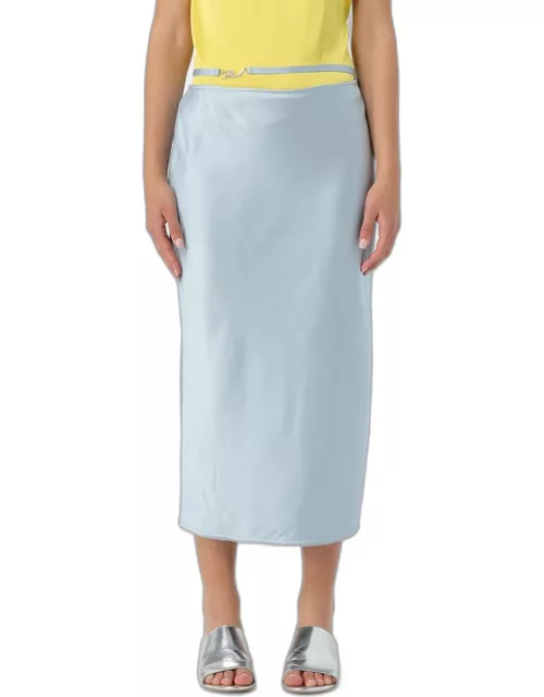 Skirt KARL LAGERFELD Woman color Gnawed Blue