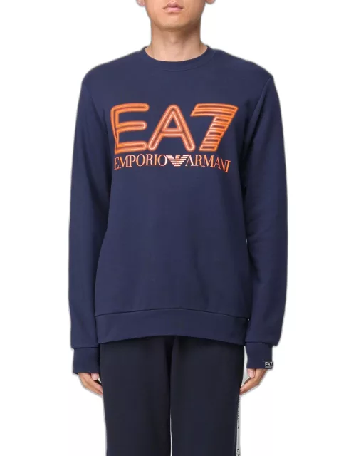 Sweatshirt EA7 Men color Navy