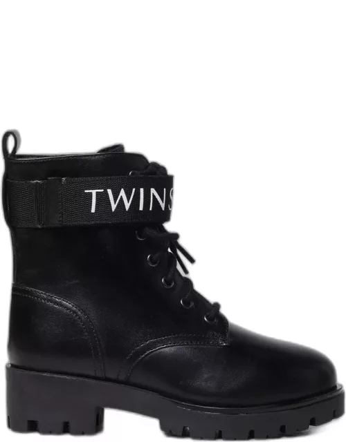 Twinset leather ankle boot