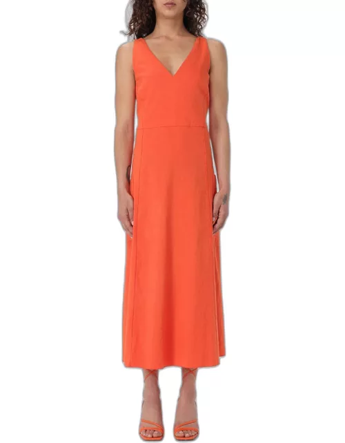 Dress VINCE Woman color Orange