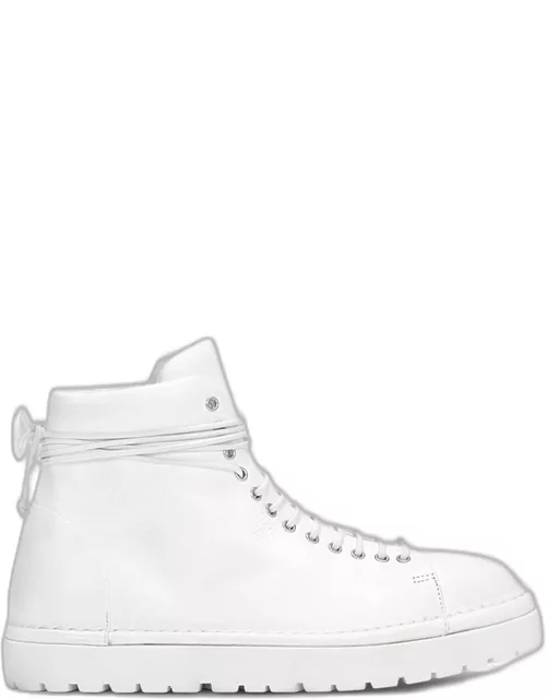 Flat Ankle Boots MARSÈLL Woman color White
