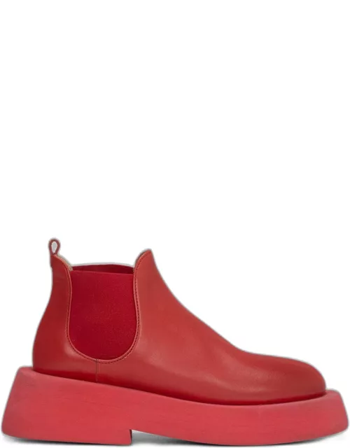 Flat Ankle Boots MARSÈLL Woman color Red