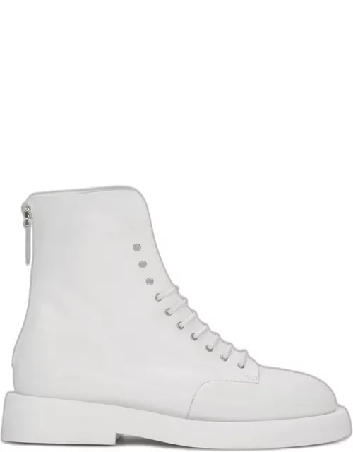 Flat Ankle Boots MARSÈLL Woman color White