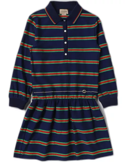 Gucci polo dress with Web striped pattern